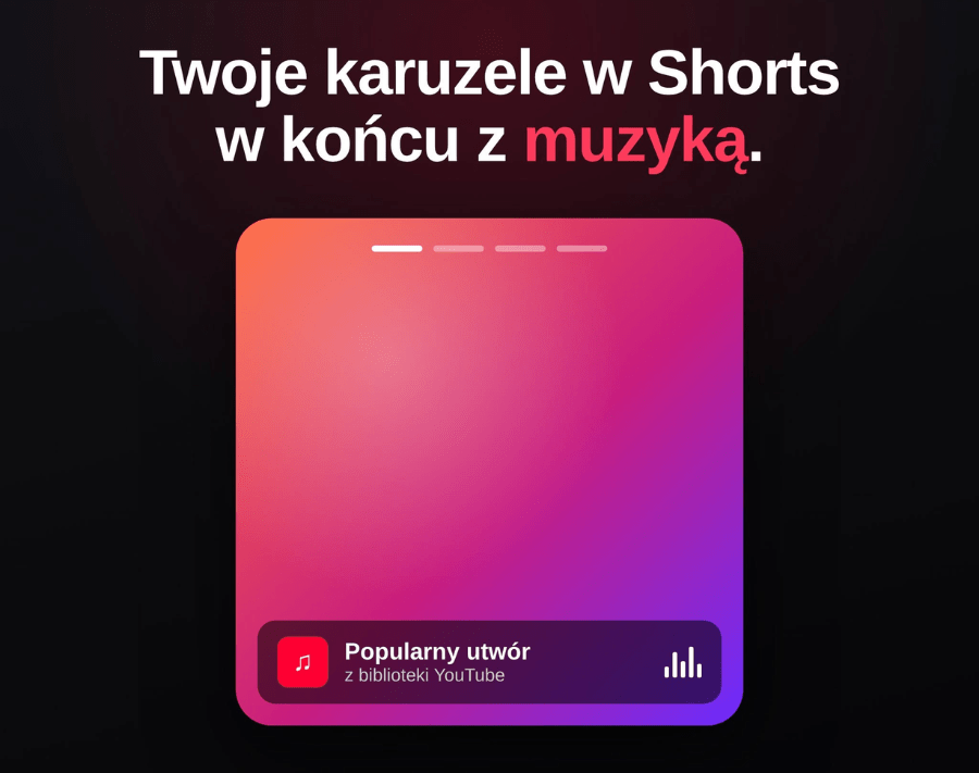 Muzyka trafia do postów na YouTube